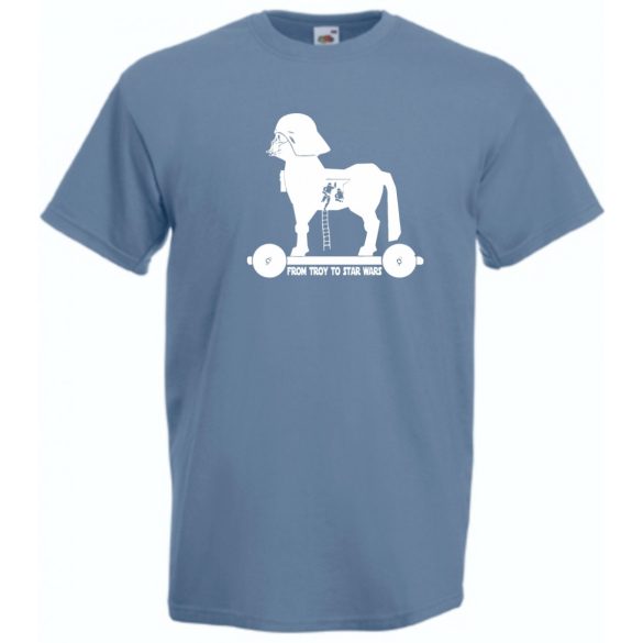 Humor - Trójai faló férfi rövid ujjú póló