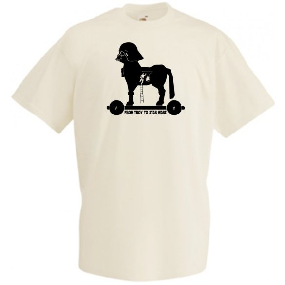 Humor - Trójai faló férfi rövid ujjú póló
