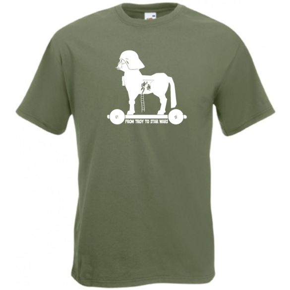 Humor - Trójai faló férfi rövid ujjú póló