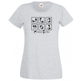 Humor Comma Sutra női rövid ujjú póló