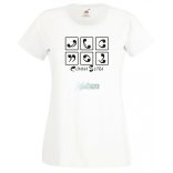 Humor Comma Sutra női rövid ujjú póló