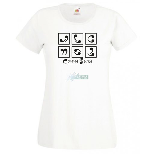Humor Comma Sutra női rövid ujjú póló