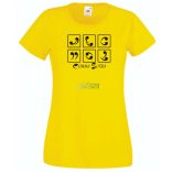 Humor Comma Sutra női rövid ujjú póló