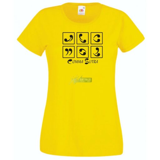 Humor Comma Sutra női rövid ujjú póló