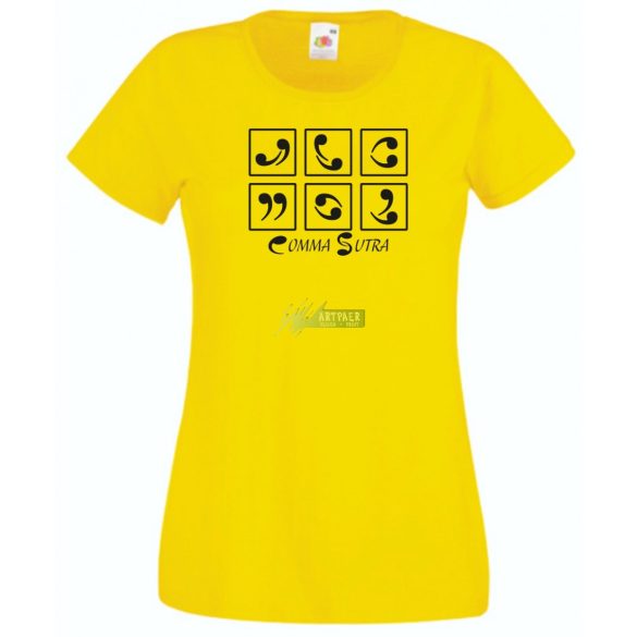 Humor Comma Sutra női rövid ujjú póló