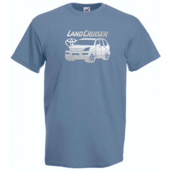Auto fan Toyota Land Cruiser minima férfi rövid ujjú póló