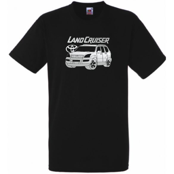 Auto fan Toyota Land Cruiser minima férfi rövid ujjú póló