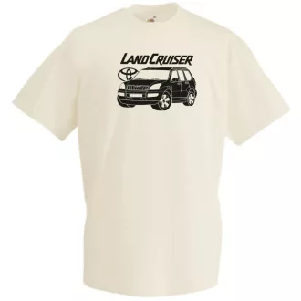   Auto fan Toyota Land Cruiser minima férfi rövid ujjú póló
