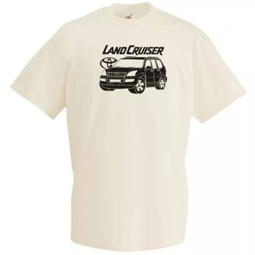 Auto fan Toyota Land Cruiser minima férfi rövid ujjú póló