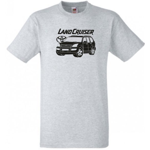 Auto fan Toyota Land Cruiser minima férfi rövid ujjú póló