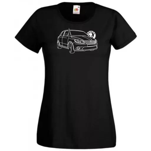 Auto fan Skoda Fabia minima női rövid ujjú póló