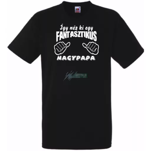 Így néz ki egy fantasztikus Nagypapa férfi rövid ujjú póló