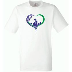 Funny Seahawks férfi rövid ujjú póló