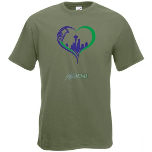 Funny Seahawks férfi rövid ujjú póló