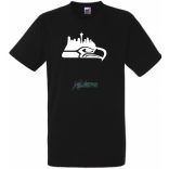 Funny Seahawks férfi rövid ujjú póló