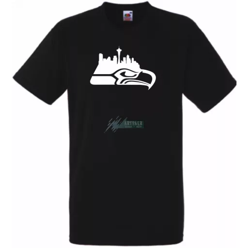 Funny Seahawks férfi rövid ujjú póló