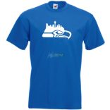 Funny Seahawks férfi rövid ujjú póló