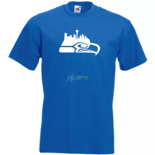 Funny Seahawks férfi rövid ujjú póló