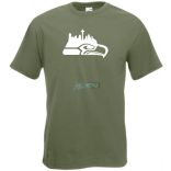 Funny Seahawks férfi rövid ujjú póló