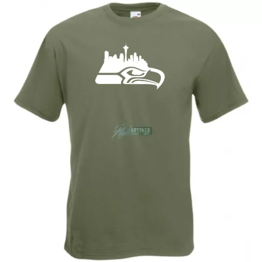 Funny Seahawks férfi rövid ujjú póló