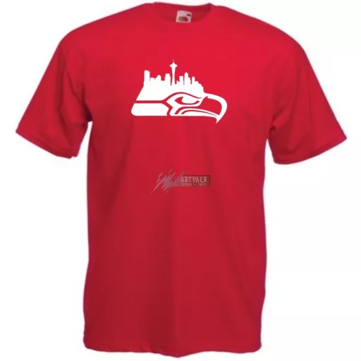 Funny Seahawks férfi rövid ujjú póló