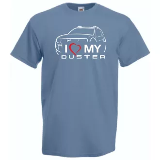 Auto fan Dacia - I Love My Duster férfi rövid ujjú póló