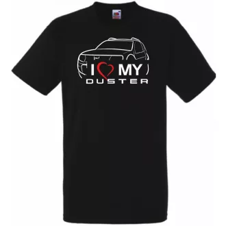 Auto fan Dacia - I Love My Duster férfi rövid ujjú póló