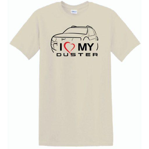 Auto fan Dacia - I Love My Duster férfi rövid ujjú póló
