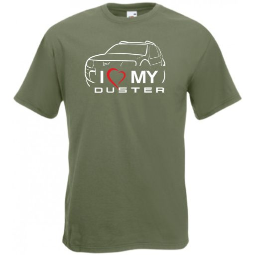 Auto fan Dacia - I Love My Duster férfi rövid ujjú póló