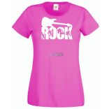 Zene fan - Rock n Roll gitár női rövid ujjú póló