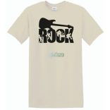 Zene fan - Rock n Roll gitár férfi rövid ujjú póló