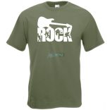 Zene fan - Rock n Roll gitár férfi rövid ujjú póló