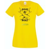 Zene fan - Rock n Roll női rövid ujjú póló