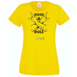 Zene fan - Rock n Roll női rövid ujjú póló