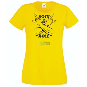 Zene fan - Rock n Roll női rövid ujjú póló