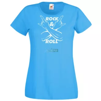Zene fan - Rock n Roll női rövid ujjú póló