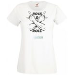 Zene fan - Rock n Roll női rövid ujjú póló