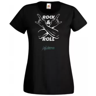 Zene fan - Rock n Roll női rövid ujjú póló