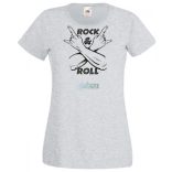 Zene fan - Rock n Roll női rövid ujjú póló