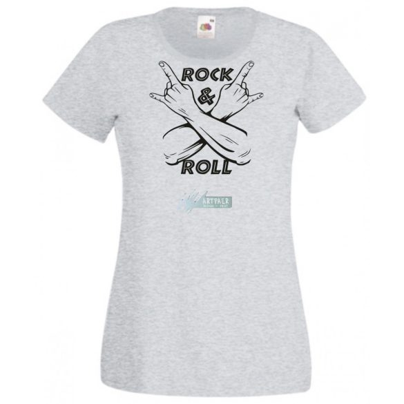 Zene fan - Rock n Roll női rövid ujjú póló