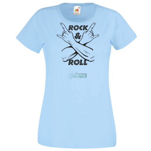 Zene fan - Rock n Roll női rövid ujjú póló