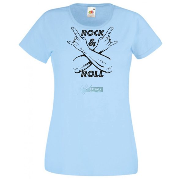 Zene fan - Rock n Roll női rövid ujjú póló