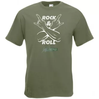Zene fan - Rock n Roll férfi rövid ujjú póló