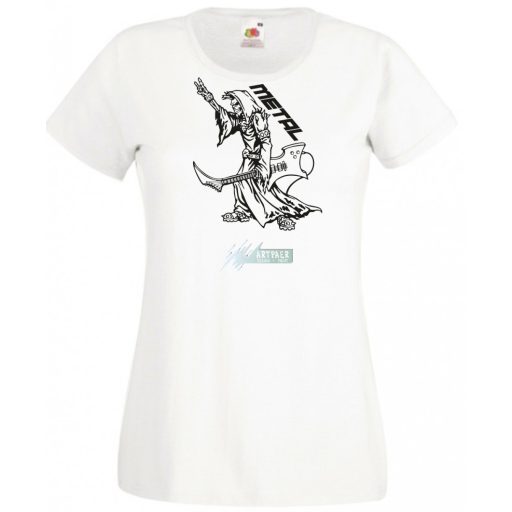 Zene fan - Metal női rövid ujjú póló