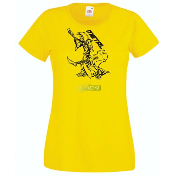 Zene fan - Metal női rövid ujjú póló