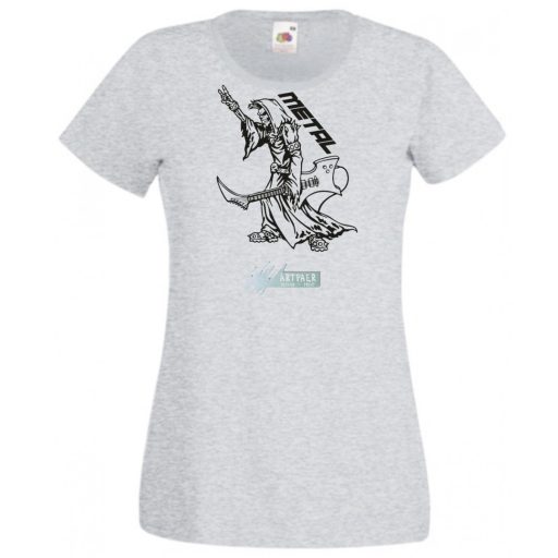 Zene fan - Metal női rövid ujjú póló