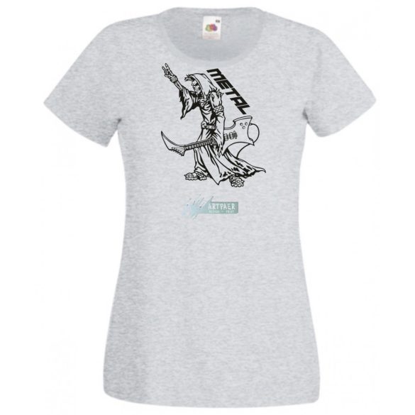 Zene fan - Metal női rövid ujjú póló