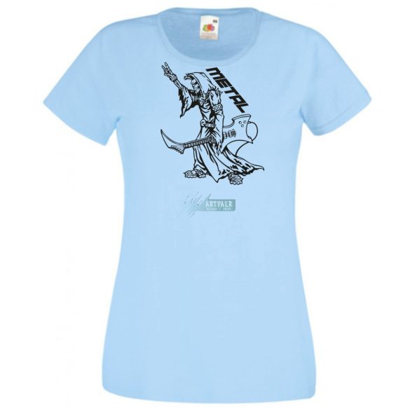 Zene fan - Metal női rövid ujjú póló