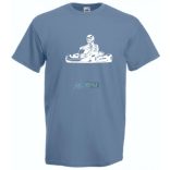 Gokart-os férfi rövid ujjú póló