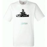 Gokart-os férfi rövid ujjú póló